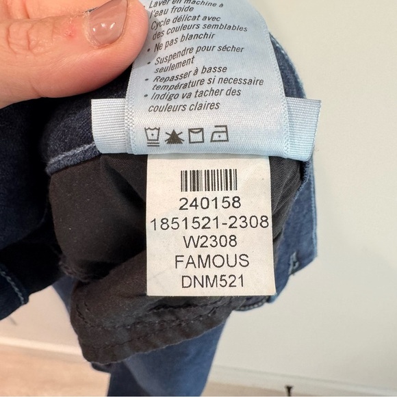 Paige Hoxton Straight Jeans in Famous Wash Size 34 - Picture 7 of 7